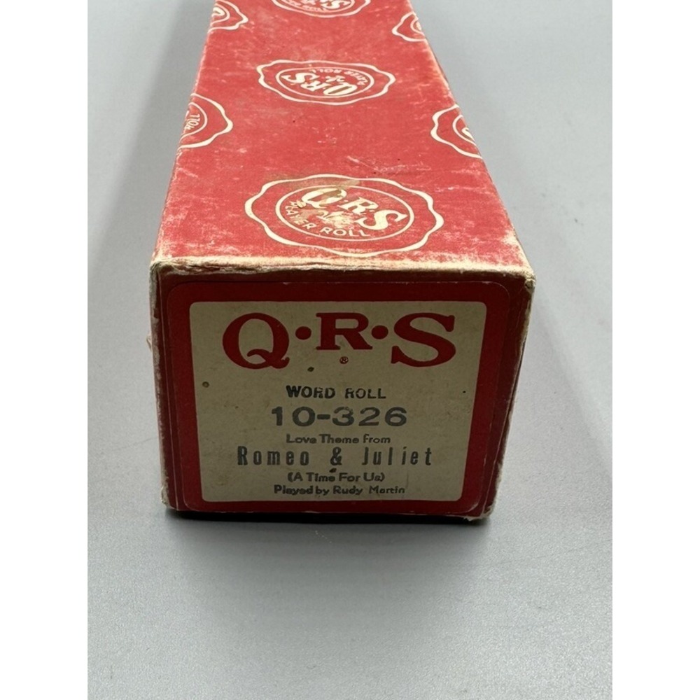 QRS Player Piano‎ Word Roll Romeo and Juliet A Time for Us 10-326 by Rudy Martin